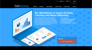 Screenshot of the website cointracking.info from 02.03.2021